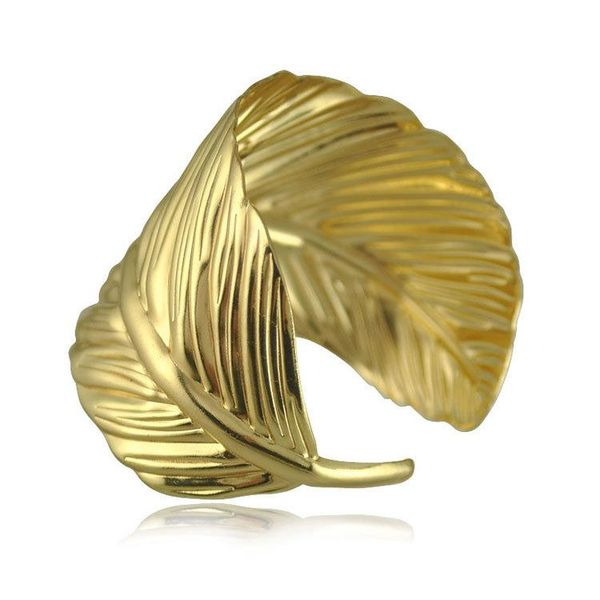

bangle wristband european and american style simple fashionable tree leaf bracelet punk open wide, Black