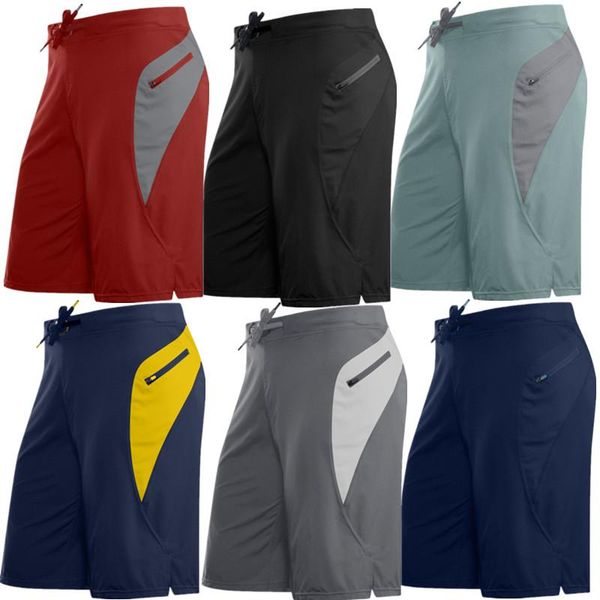 

fashion men breathable quick-drying shorts bodybuilding sweatpants fitness short joggers casual gyms men's, White;black