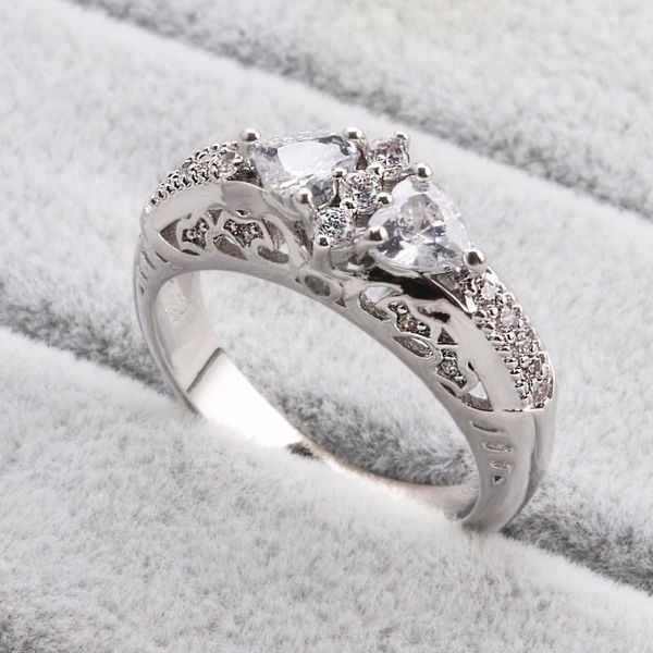 

wedding rings wyjzy exquisite fashion gothic style mainstream ring for women ladies engagement jewelry, Slivery;golden
