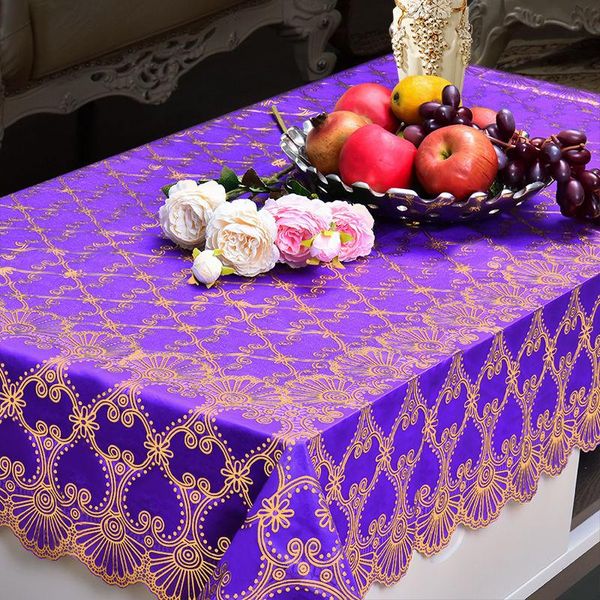

table cloth 140*180cm pvc tablecloth oil-proof, scald proof, water-proof wash mat rectangular plastic decorative runner napkin