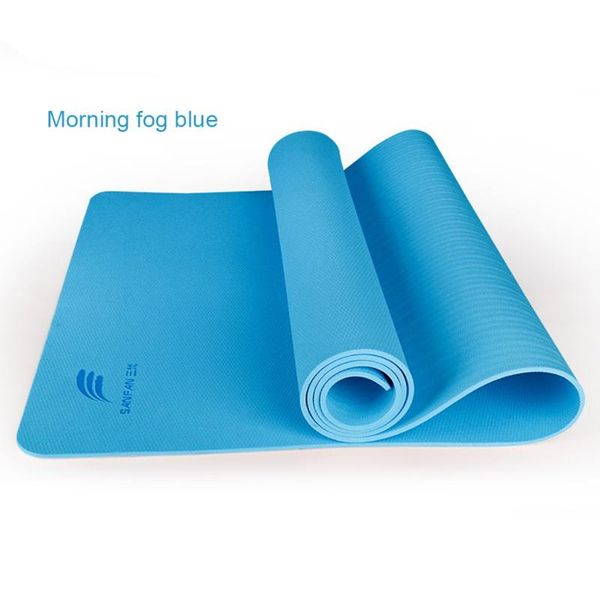 

yoga mats 1/4 inch 1/2 classic mat thickened non slip fitness exercise with carrying strap and net bag-workout