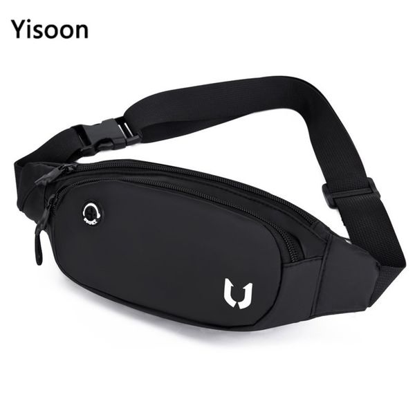 

men's nylon waist bags fanny pack boy drop leg hip bum belt bag travel riding motorcycle crossbody purse pouch