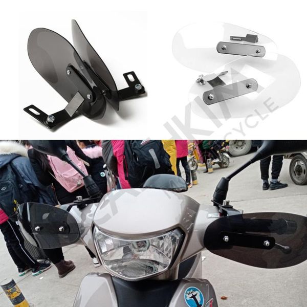 

motorcycle windshield universal handgu nipper windbreak guard 304 steel