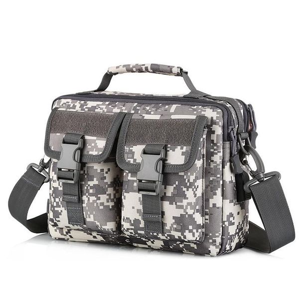 

outdoor tactical hand bag army fans camouflage molle messenger men women travel climbing sports camping shoulder handbag bags