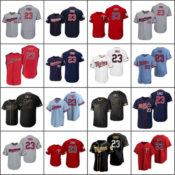 

minnesota twins men 23 nelson cruz women youthjerseys, Black;red