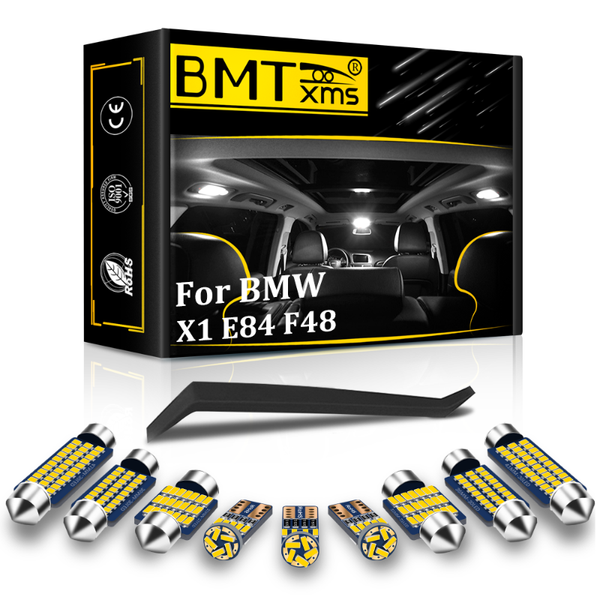 

emergency lights bmtxms canbus for x1 e84 f48 interior led vehicle car accessories indoor footwell glove box trunk lamp kit error free