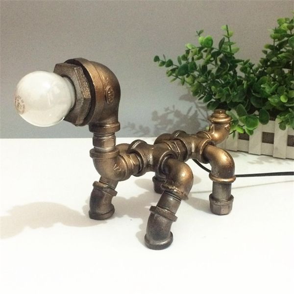 

industrial wind style student dormitory children's bedroom living room bedside bar eye protection plug in marriage lamp