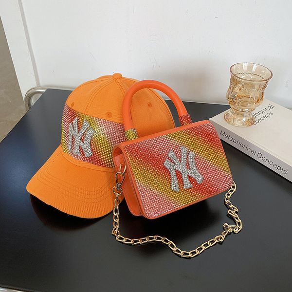 

handbag bag women's 2021 fashion bright diamond chain messenger