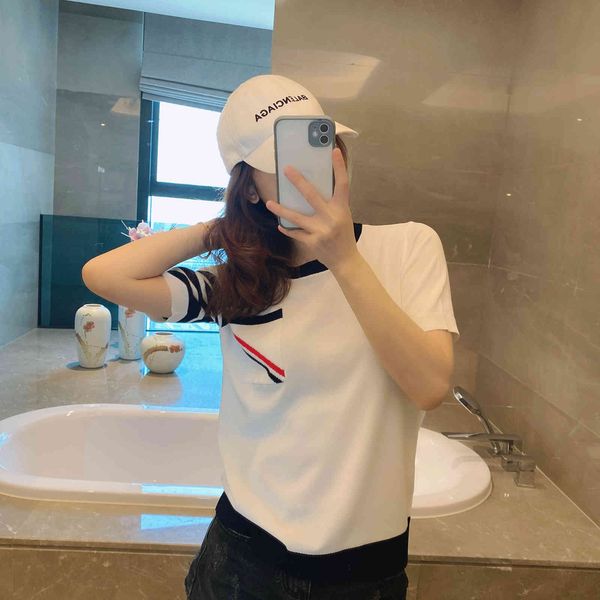 

2021 new t-shirt short sleeve t-shirt men's and women's summer pullover round neck casual top, White