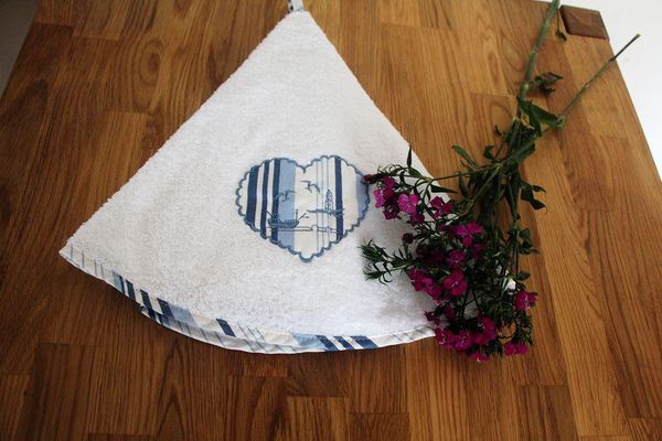 

towel hanging wipe soft plush round bathing kitchen hand