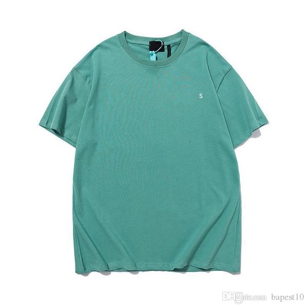 

flower printing behind the famous men's designer tee, casual and versatile, four colors in summer, s-xl size, White;black