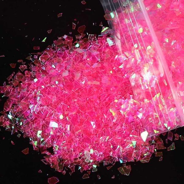 

10g/bag shiny nail glitter flakes irregular shell sparkly sequins 3d art paillette diy for gel polish manicure decorations1, Silver;gold