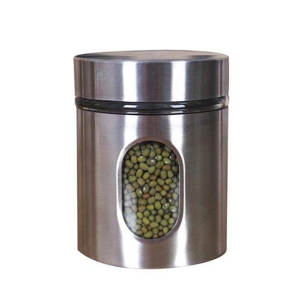 

storage bottles & jars grain seasoning condiment pot spice container stainless steel durable food kitchen tool