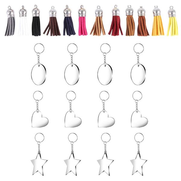 

christmas decorations 24 sets xmas blank pendants diy acrylic pendant hanging decors