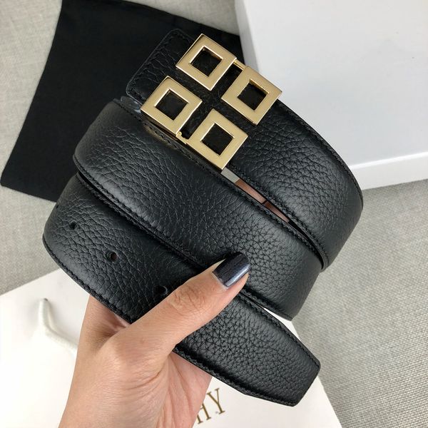 

vintage luxury belts black quality fashion brand genuine real leather alloy 3.8cm high fashion men belt for women designer, Black;brown