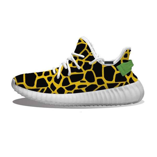 

diy custom yellow giraffe pattern running sho mh printed mens womens trainers outdoor sports sneakers anpq