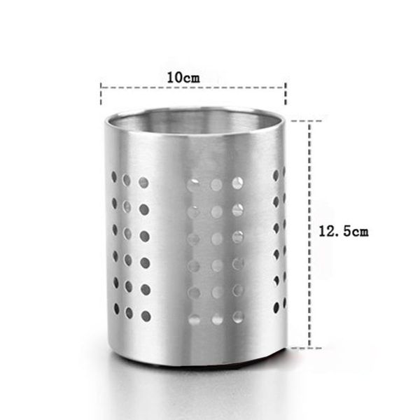 

storage bottles & jars silver cutlery holder drainer utensil chopsticks organizer rack useful t