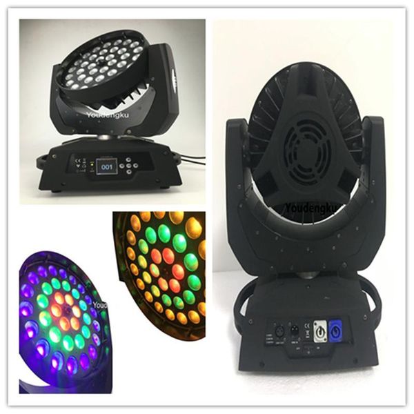 

effects 4 pieces moving head circular led 36*15w 5in1 rgbwa lights zoom dmx party night club lighting