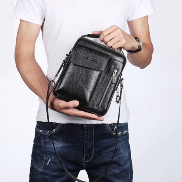 

briefcases men briefcase bag business leather shoulder messenger bags office handbag