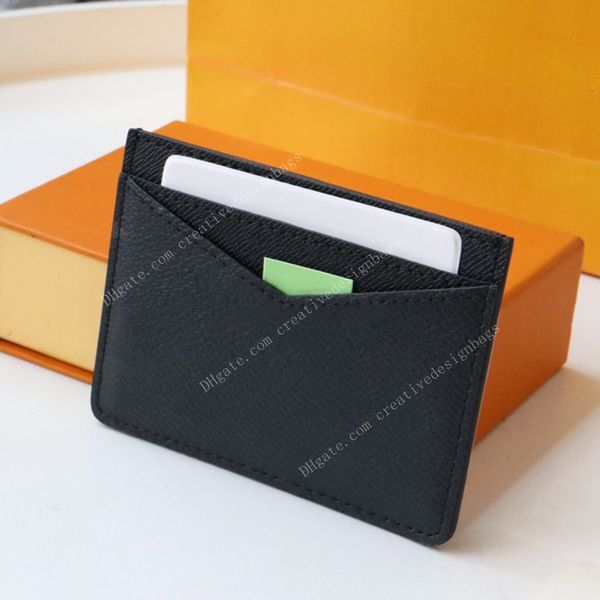 

fashion lady neo card holder leather designer coin purse short wallet pocket storage portable with orange box l019, Brown;gray
