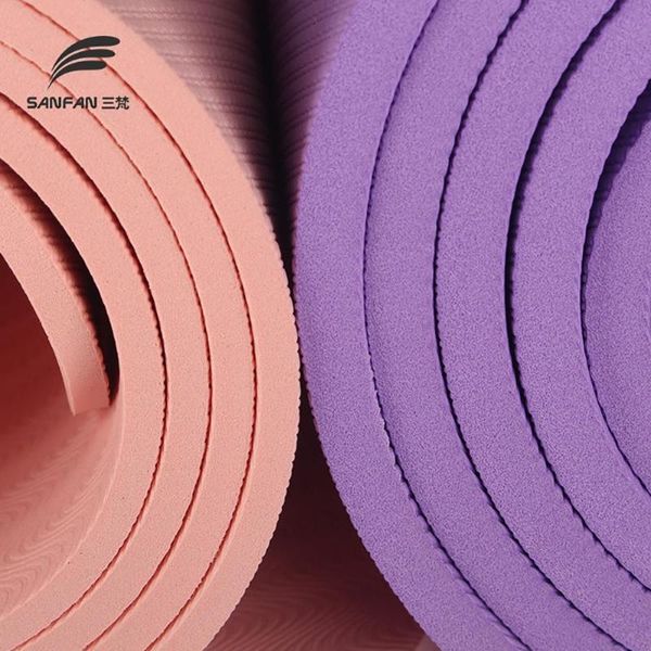 

yoga mats 1/4 1/2 inch mat-classic thickened non slip fitness exercise workout carrying strap net bag soft mat pilates exercises