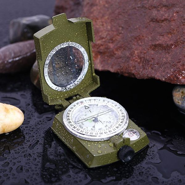 

professional compass military army geology sighting luminous with moonlight for outdoor hiking camping gadgets