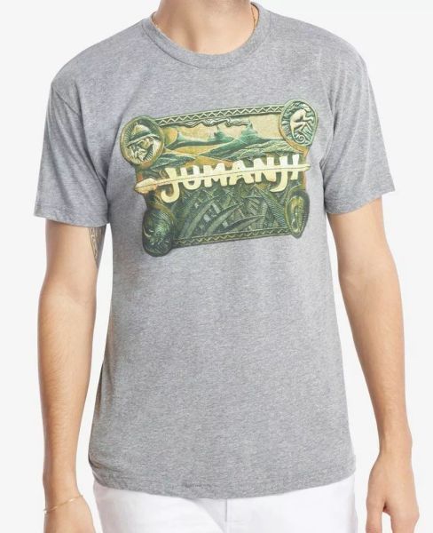

jumanji movie jumanji board game logo t-shirt new licensed & official, White;black
