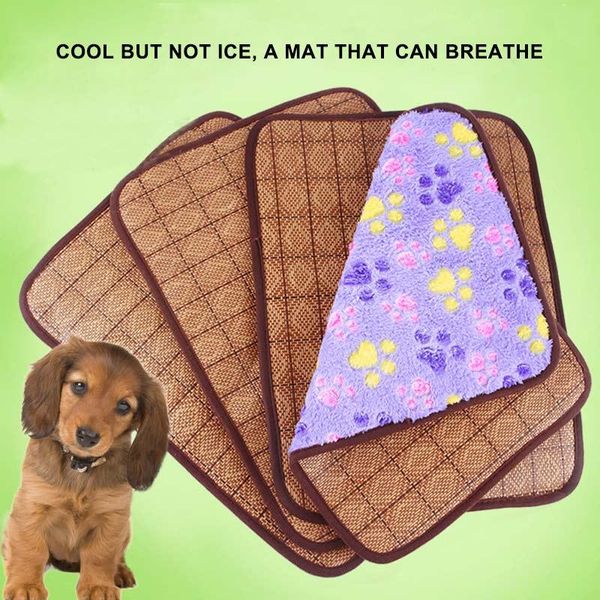 

kennels & pens pet dog diaper mat breathable absorbent environmen reusable training pad pets beds thicken warm sofa home decoration accessor