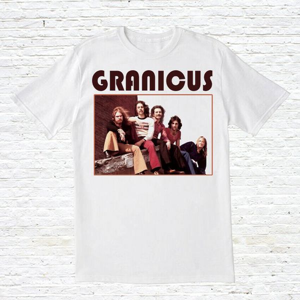 

granicus t-shirt ( proto-metal / 70s / bad talk), White;black