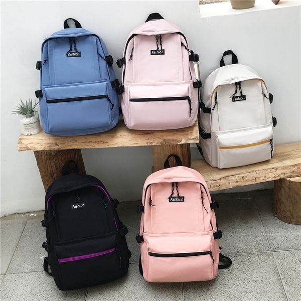 

summer school backpack harajuku simple women japane bags anti-theft waterproof s