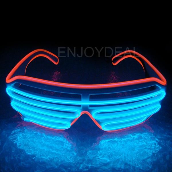 

glasses 3 modes control flash el led luminous party lighting colorful glowing classic toys for dance dj mask strips