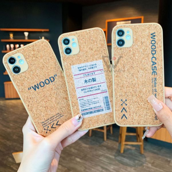 2022 экологически чистые 100% деградируемые корки деревянные чемоданы высокого качества мягкий сотовый телефон для iPhone 11 FreeShipping WinWin противоударный деревянные крышки