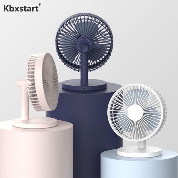 

electric fans kbxstart usb rechargeable portable fan 3 gear desktable ventilador adjustable angle mini air cooling for home office