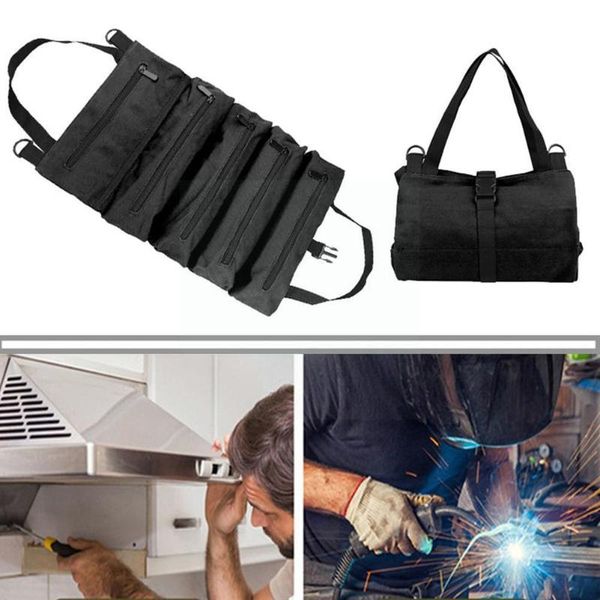 

car organizer roll tool multi-purpose up tote pouch wrench hanging zipper bag s2c9