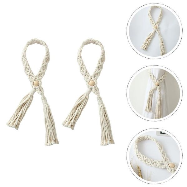 

curtain & drapes 2pcs exquisite fixing tiebacks decorative home use