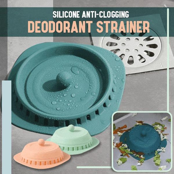 

silicone anti-clogging anti-smell strainers floor drain hair ser bathtub plug bathroom kitchen basin lks99 bath accessory set