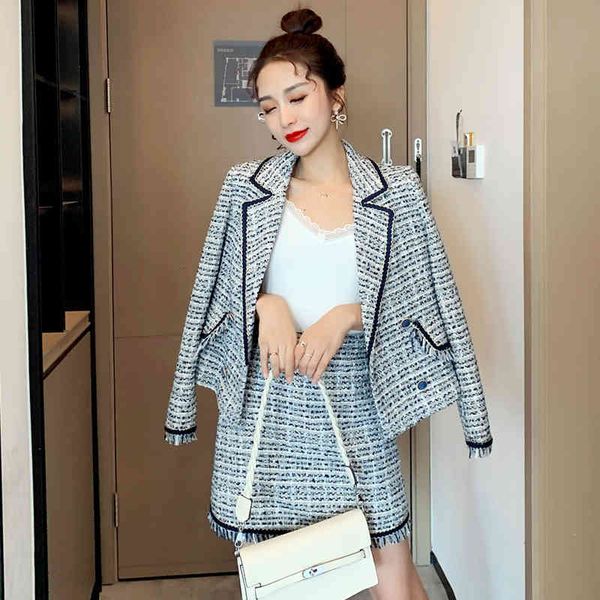 

skirts winter wet 2 props set for vintage suit tweed long coat sleeve + mini skirt, Black