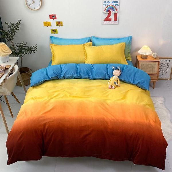 

bedding sets home textile stylish simplicity winter 3/4pcs child set luxury comfortable bedclothes duvet cover bed linen