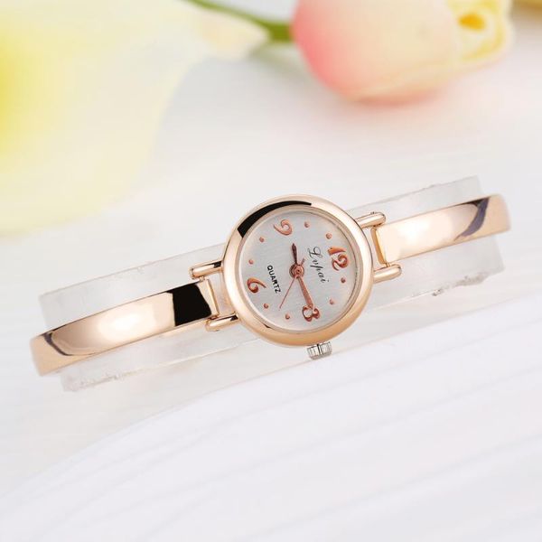 

wristwatches fashion crystal quartz wristwatch lvpai watch women dress bracelet ladies casual relogio feminino, Slivery;brown