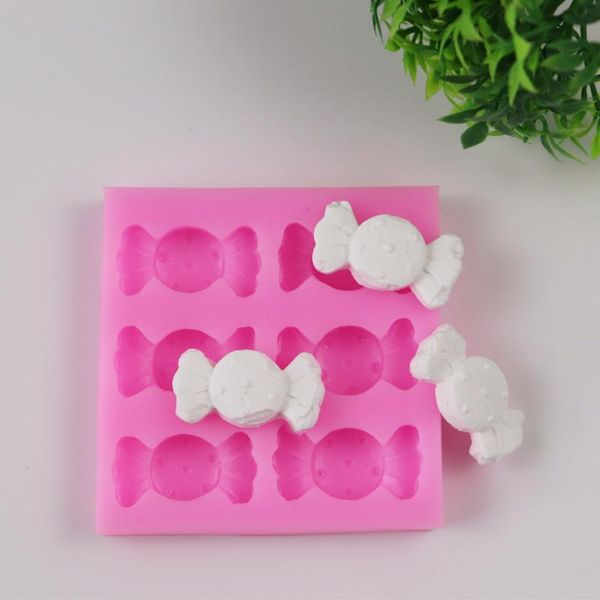 

cake tools 6-piece candy fondant silicone mold chocolate diy decoration baking a1656