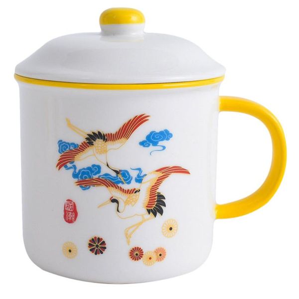 

mugs 1 set thicken enamel water mug simple home coffee cup heat resistant