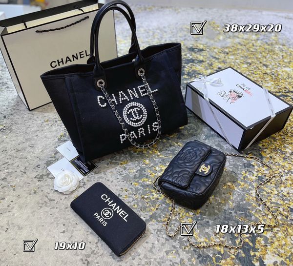 

3-piece set luxurys designers bag women handbag messenger oxidizing leather pochette metis elegant shoulder multifunctional large-capacity s