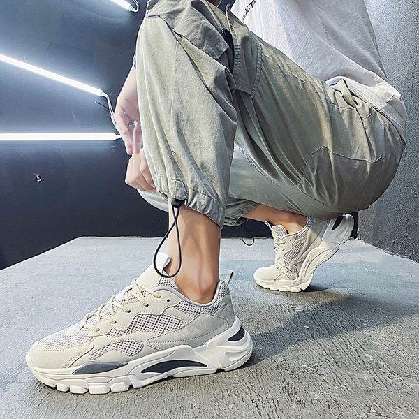 

fashion sneaker 2021 men casual shoes lace up light breathable shoes men sneakers male trend air mesh shoes zapatillas hombre