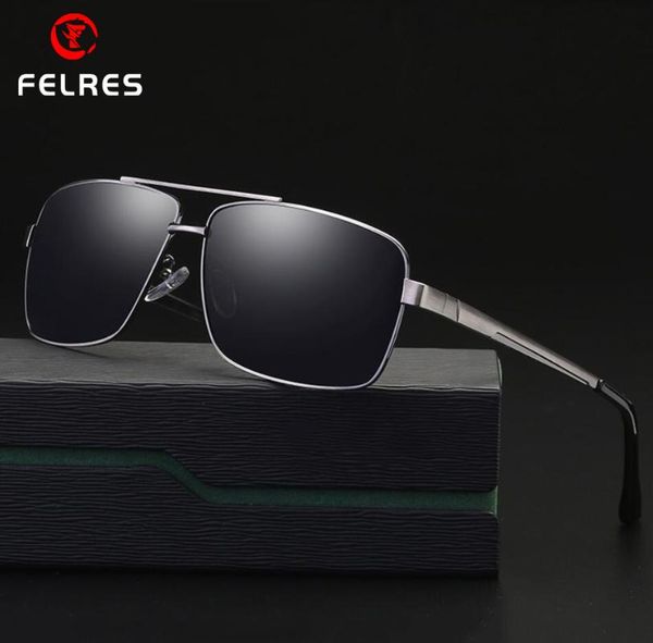

sunglasses felres men polarized sports square uv400 glasses outdoor driving fishing traveling goggles 8712, White;black