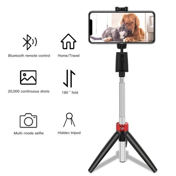 

in 1 wireless bluetooth selfie stick for ios android extendable handheld monopod foldable mini tripod with shutter remote monopods