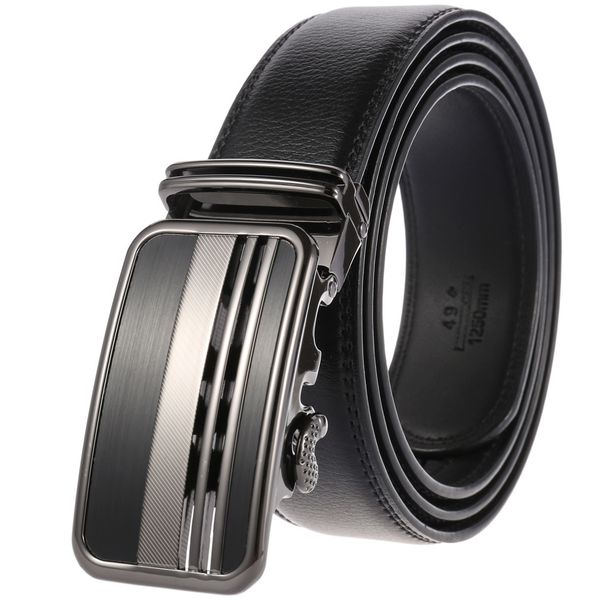 

new automatic belt buckle men's ly36-642-1, Black;brown