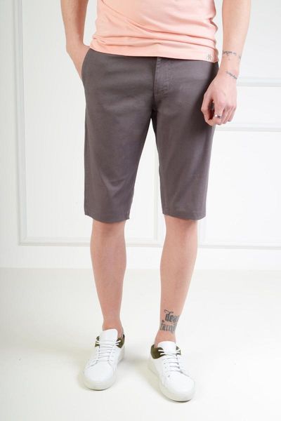 

bermuda slim fit smoked male shorts men's, White;black