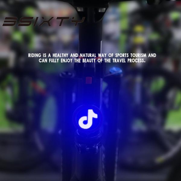 

led bicycle tail lamp 12 constellations for brompton bikes, mtb, road bike etc taillight lights