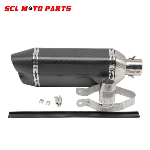 

motorcycle exhaust system alconstar-racing ak scooter modified muffler pipe for z1000sx st1300 f800gt bj600gs cbf1000 fazer8