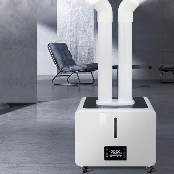 

industry air humidifier 18l large capacity 6000ml/h mist output ultrasonic eight core spray for home shop office vegetable fruit humidifiers